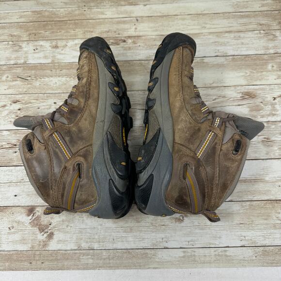 KEEN Targhee II Brown Waterproof Mid Outdoor Trail Hiking Boots Women's Size 6 - Picture 6 of 8